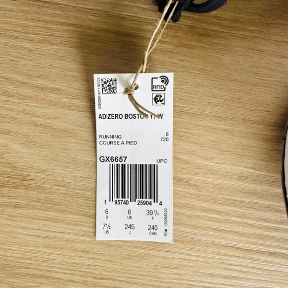 ❤️Adidas Adizero Boston 11 Size 7.5 Women Running Shoes Lightweight Black GX6657 - Picture 8 of 12